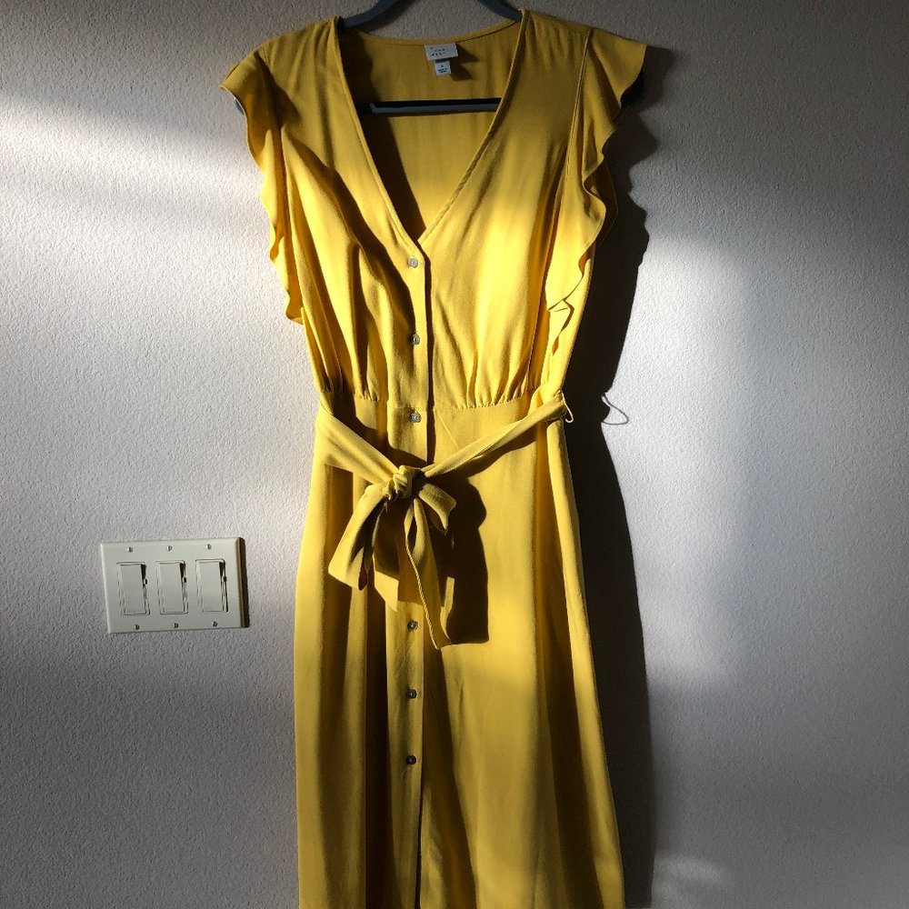 Target A New Day Yellow Women’s Midi Dress